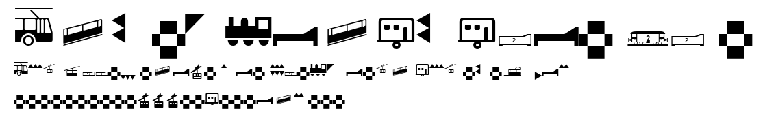 Transportation Pi 2.ttf