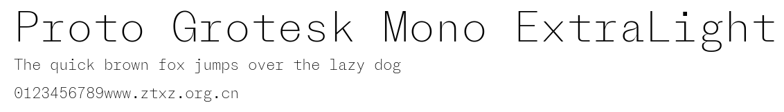 Proto Grotesk Mono ExtraLight.ttf