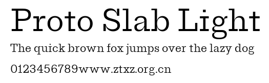 Proto Slab Light.ttf