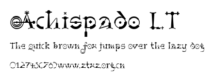 Achispado LT.ttf