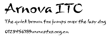 Arnova ITC.ttf