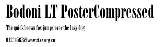 Bodoni LT PosterCompressed.ttf