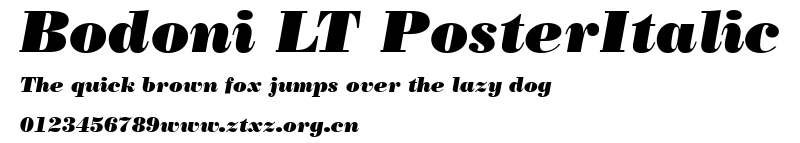 Bodoni LT PosterItalic.ttf