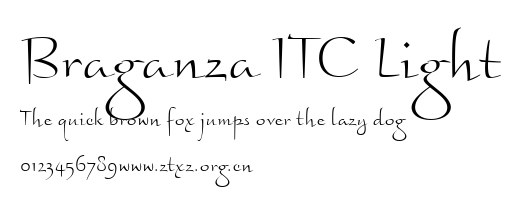 Braganza ITC Light.ttf