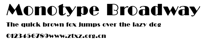 Monotype Broadway.ttf