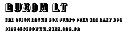Buxom LT.ttf