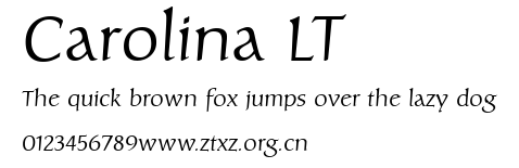 Carolina LT.ttf