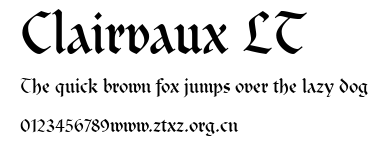 Clairvaux LT.ttf