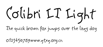 Colibri LT Light.ttf