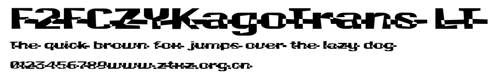 F2FCZYKagoTrans LT.ttf