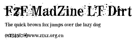 F2F MadZine LT Dirt.ttf