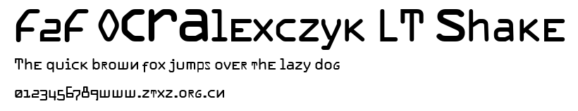 F2F OCRAlexczyk LT Shake.ttf