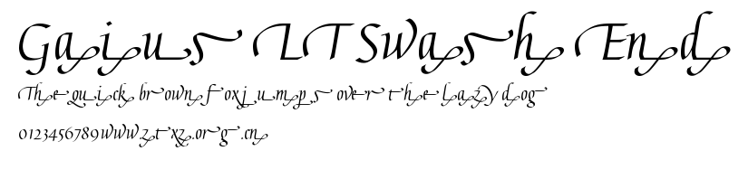 Gaius LT Swash End.ttf