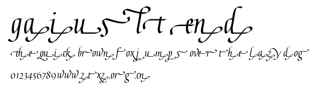 Gaius LT End.ttf