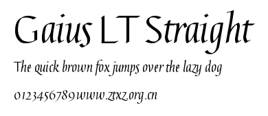 Gaius LT Straight.ttf