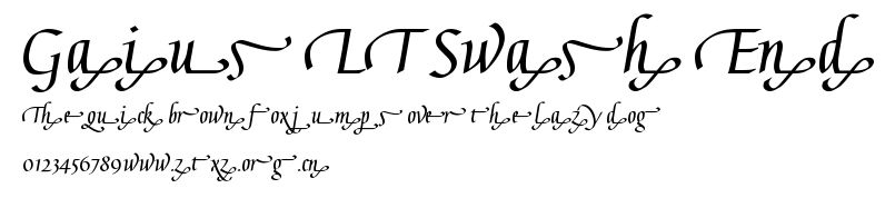 Gaius LT Swash End.ttf