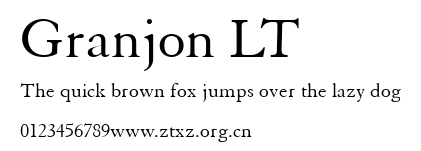 Granjon LT.ttf
