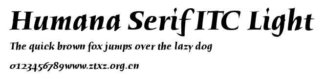 Humana Serif ITC Light.ttf