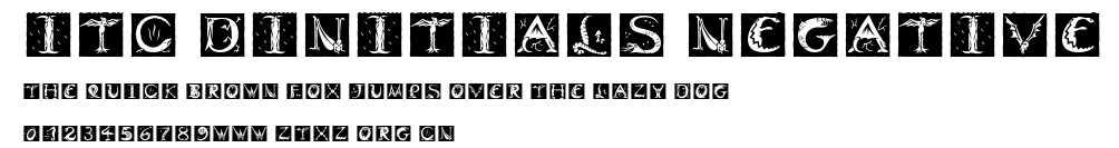 ITC Dinitials Negative.ttf