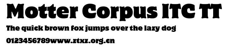 Motter Corpus ITC TT.ttf