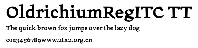 OldrichiumRegITC TT.ttf