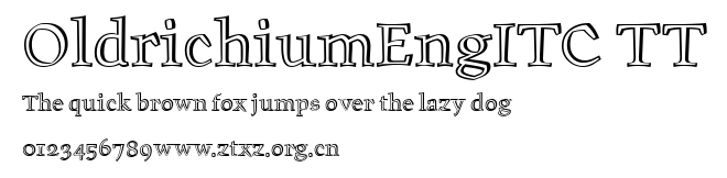 OldrichiumEngITC TT.ttf