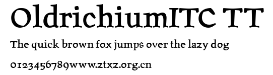 OldrichiumITC TT.ttf