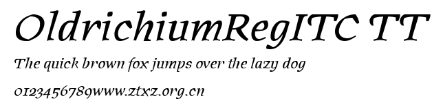 OldrichiumRegITC TT.ttf