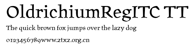 OldrichiumRegITC TT.ttf