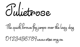 Julietrose.ttf