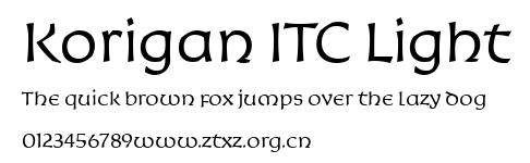 Korigan ITC Light.ttf