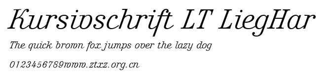 Kursivschrift LT LiegHar.ttf