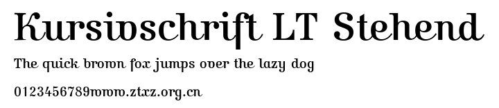 Kursivschrift LT Stehend.ttf