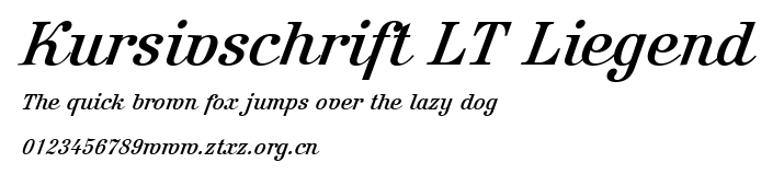 Kursivschrift LT Liegend.ttf