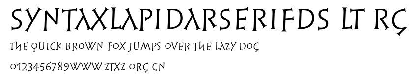 SyntaxLapidarSerifDS LT Rg.ttf