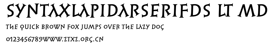SyntaxLapidarSerifDS LT Md.ttf