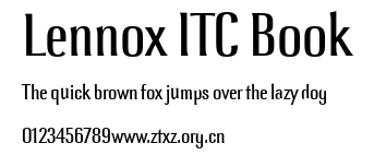 Lennox ITC Book.ttf