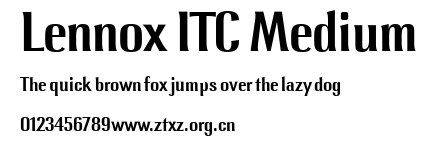 Lennox ITC Medium.ttf