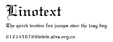 Linotext.ttf