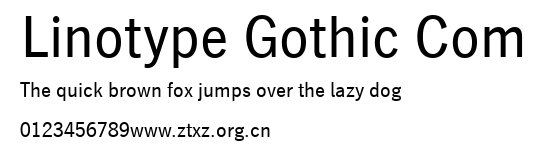 Linotype Gothic Com.ttf
