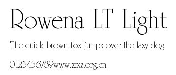 Rowena LT Light.ttf