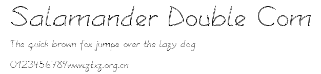 Salamander Double Com.ttf