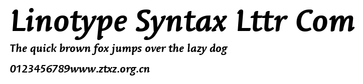 Linotype Syntax Lttr Com.ttf