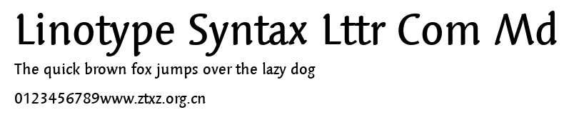 Linotype Syntax Lttr Com Md.ttf