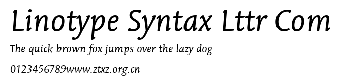 Linotype Syntax Lttr Com.ttf