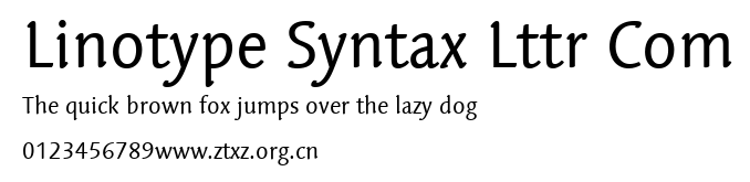 Linotype Syntax Lttr Com.ttf