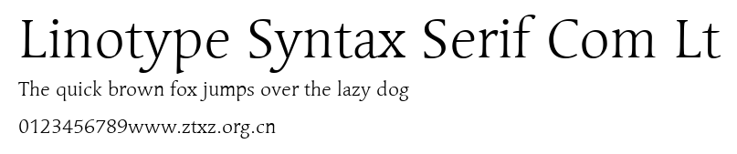 Linotype Syntax Serif Com Lt.ttf