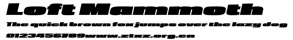 Loft Mammoth.ttf