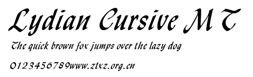 Lydian Cursive MT.ttf