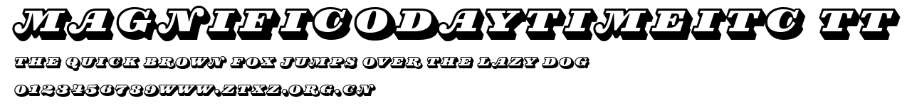 MagnificoDaytimeITC TT.ttf